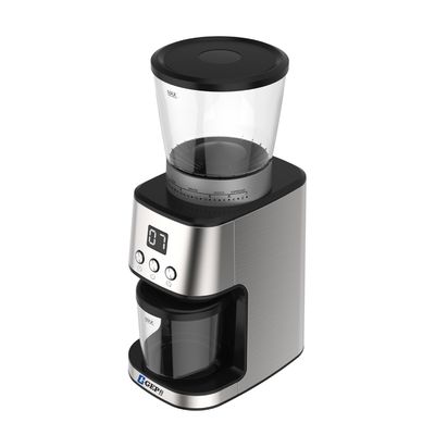 Macinatrice elettrica di chicchi di caffè con velocità di macinatura da 350 a 400 giri al minuto e macinatrici coniche