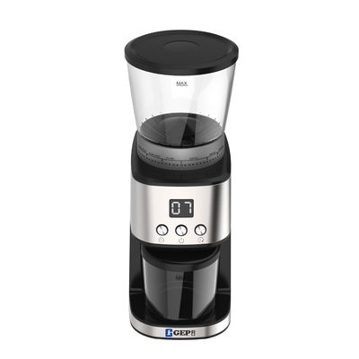 Macinatrice elettrica di chicchi di caffè con velocità di macinatura da 350 a 400 giri al minuto e macinatrici coniche