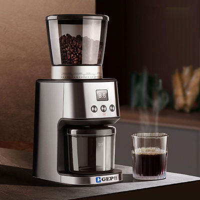 Macinatrice elettrica di chicchi di caffè con velocità di macinatura da 350 a 400 giri al minuto e macinatrici coniche