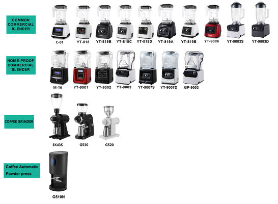 Mixer domestico con motore di 1300W e 2L PC Jar Professional Smoothies Mixer