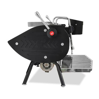 Caffettiera espresso cappuccino latte semi-automatica professionale con caldaia doppia da 6,0 litri
