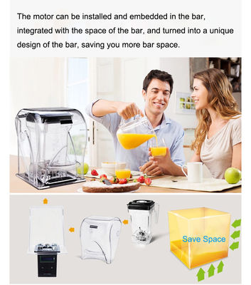 1.5L High Power Smoothie Milkshake Mixer con 23000±1000 giri al minuto e motore a rame puro