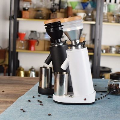 Stampo privato 40mm Conico Burr Coffee Bean Grinder Espresso Grinder elettrico con jet d'aria di stampa