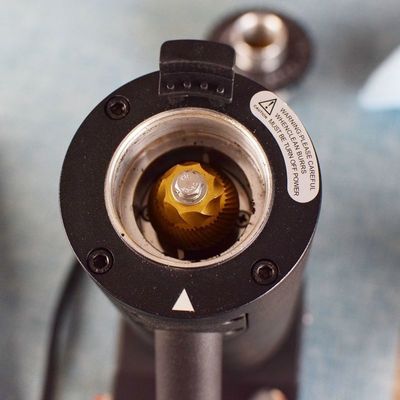 Stampo privato 40mm Conico Burr Coffee Bean Grinder Espresso Grinder elettrico con jet d'aria di stampa
