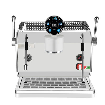 Macchina da caffè espresso semiautomatica programmabile con design italiano