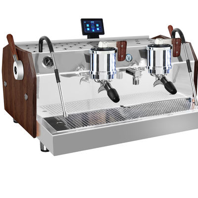Caffettiera espresso elettrica commerciale a doppia testa - doppia caldaia capacità 11L 2L 2L
