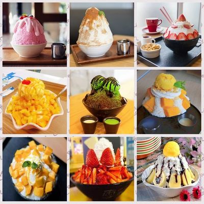 Related to Raw Materials Bingsu Barber Ice Snow Machine con compressore a basso rumore