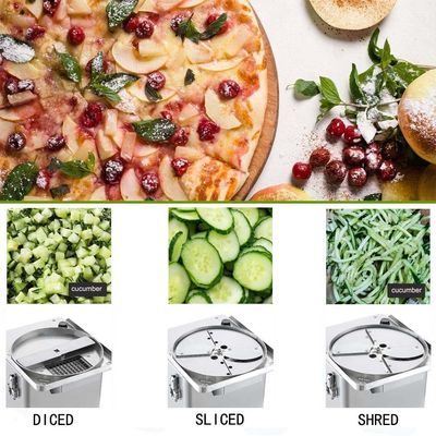 Tagliatrice di frutta e verdura in acciaio inossidabile 3 in 1 mandolina per cucina commerciale