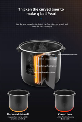 Cucina a perla di tapioca 8L completamente automatica